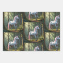 Recherche de licorne magique papier cadeau Amusant