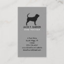 Recherche de canines cartes visite Customer