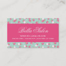 Recherche de fleurs mignonnes cartes visite Girly