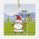 Recherche de joueurs de tennis ornements Noël