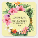 Recherche de hawaïen mariage autocollants Floral