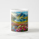 Recherche de montagne tasses Floral
