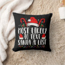 Recherche de père noël coussins Famille