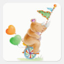 Recherche de rhinoceros autocollants Aquarelle