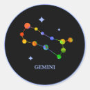 Recherche de signe zodiaque gémeaux autocollants Astrologie