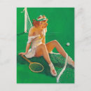 Recherche de tennis cartes postales Vintage