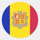 Recherche de andorra autocollants Drapeau