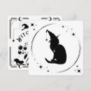 Recherche de cat halloween invitations Sorcière