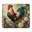 Recherche de coq vintage planches à découper Ferme