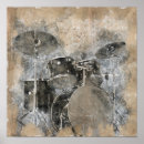 Recherche de dessin de batteur posters Musique
