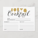 Recherche de verre cocktail cartes invitations moderne