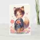Recherche de kitsune cartes invitations Manga