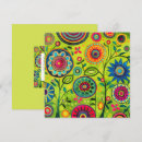 Recherche de hippie chic vœux cartes Fleurs