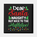Recherche de père noël drôle magnets Rétro
