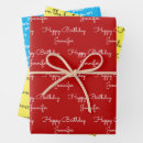 Recherche de mot papier cadeau Rouge