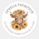 Recherche de highland cow autocollants Boho