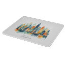 Recherche de paysage urbain planches à découper Aquarelle