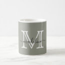 Recherche de brouillard tasses Monogramme