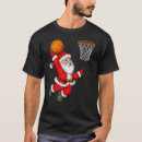 Recherche de christmas basketball tshirts Santa