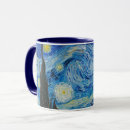Recherche de nuit étoilée van gogh tasses Impressionnisme