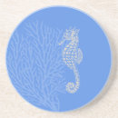 Recherche de seahorse dessous de verres Bleu
