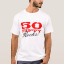 Recherche de cinquantième roche tshirts Anniversaire