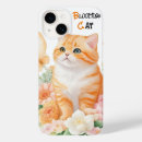 Recherche de chat orange et blanc Pour elle