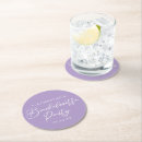 Recherche de lilas dessous de verres Élégant