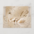Recherche de cygne vintage cartes postales Romantique