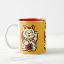 Recherche de chat chanceux tasses Maneki neko