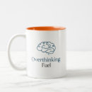 Recherche de humour santé mentale tasses Trop réfléchir