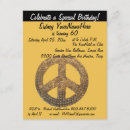 Recherche de symbole pour la paix invitations Fête d'anniversaire
