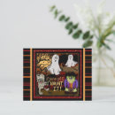 Recherche de monstre effrayant cartes postales Pour enfants