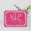 Recherche de billet vip invitations Rose