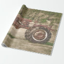 Recherche de tracteur vintage papier cadeau Antique