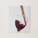 Recherche de verre de vin puzzles Plan studio