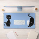 Recherche de visage bleu tapis souris Chats
