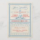 Recherche de style américain invitations Vintage