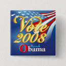Recherche de vote pour obama badges La politique