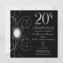 Recherche de diamond anniversary invitations Élégant