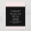 Recherche de rayures roses invitations Féminin