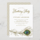 Recherche de peacock invitations Vintage