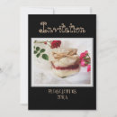 Recherche de nourriture vintage invitations Gâteau