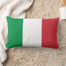 Recherche de drapeau italie coussins Rouge