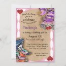 Recherche de mad hatter invitations Pays des merveilles