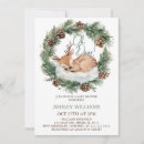 Recherche de winter woodland baby shower invitations Boisé