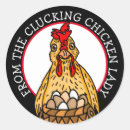 Recherche de dessin de poule autocollants Poulet