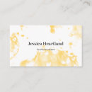 Recherche de peinture jaune cartes visite Simple