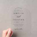 Recherche de translucide invitations Noir et blanc
