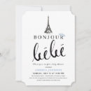 Recherche de tour eiffel invitations Bleu